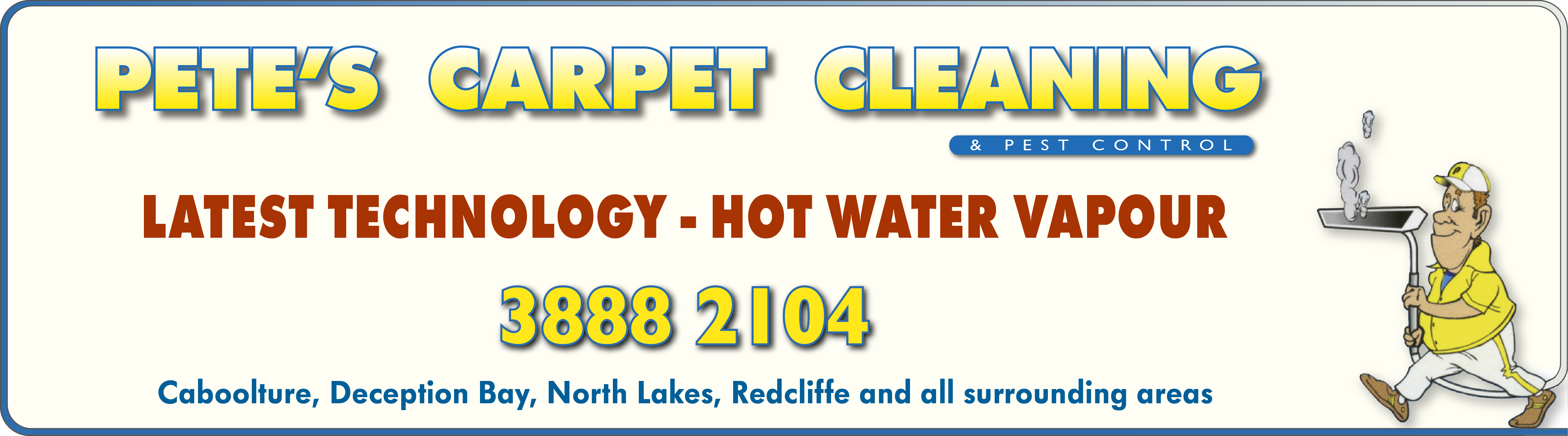 Pete's Carpet Cleaning & Pest Control advertisement