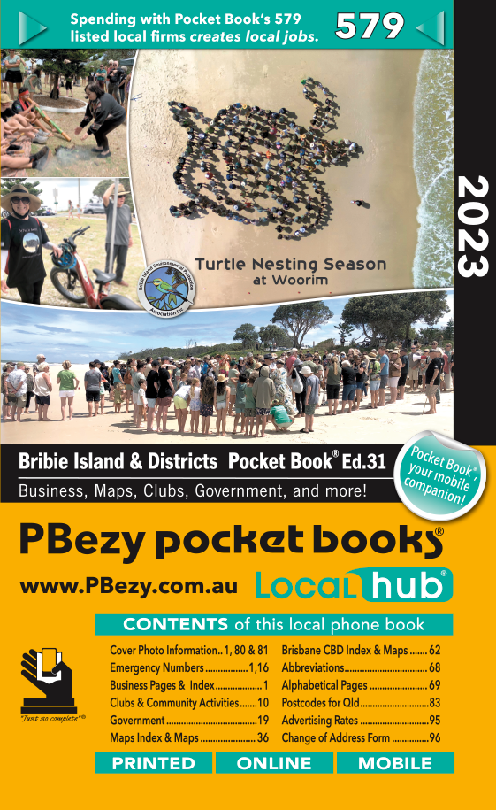 Cover page of Bribie Island book