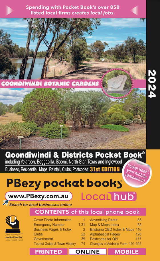 Cover page of Goondiwindi & Districts book