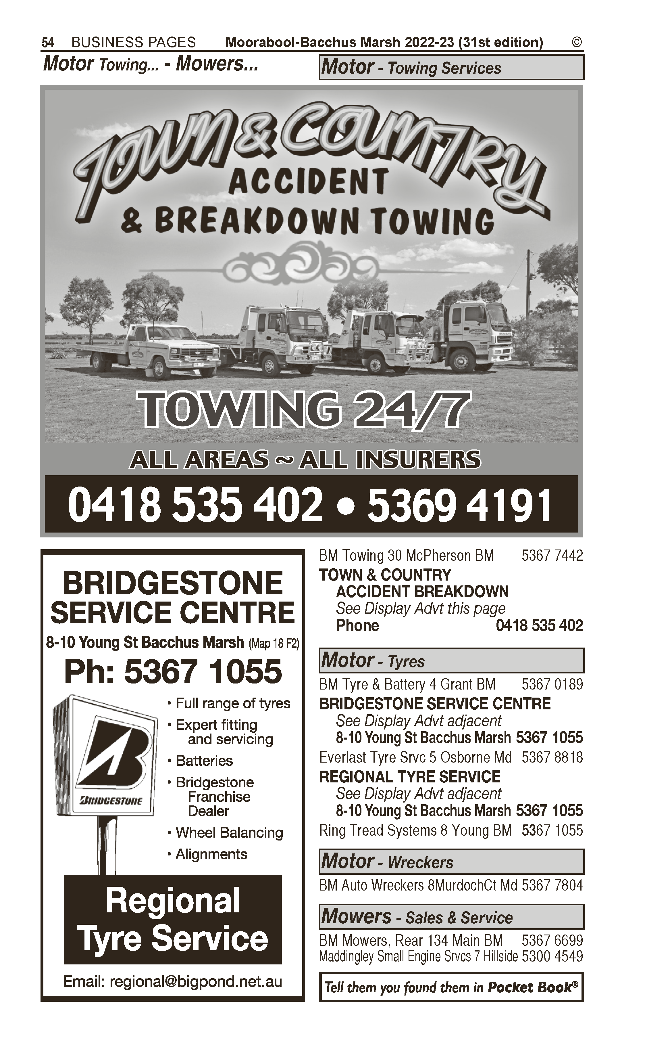 Ring Tread Systems | Motor – Tyres in Bacchus Marsh | PBezy Pocket Books local directories - page 54