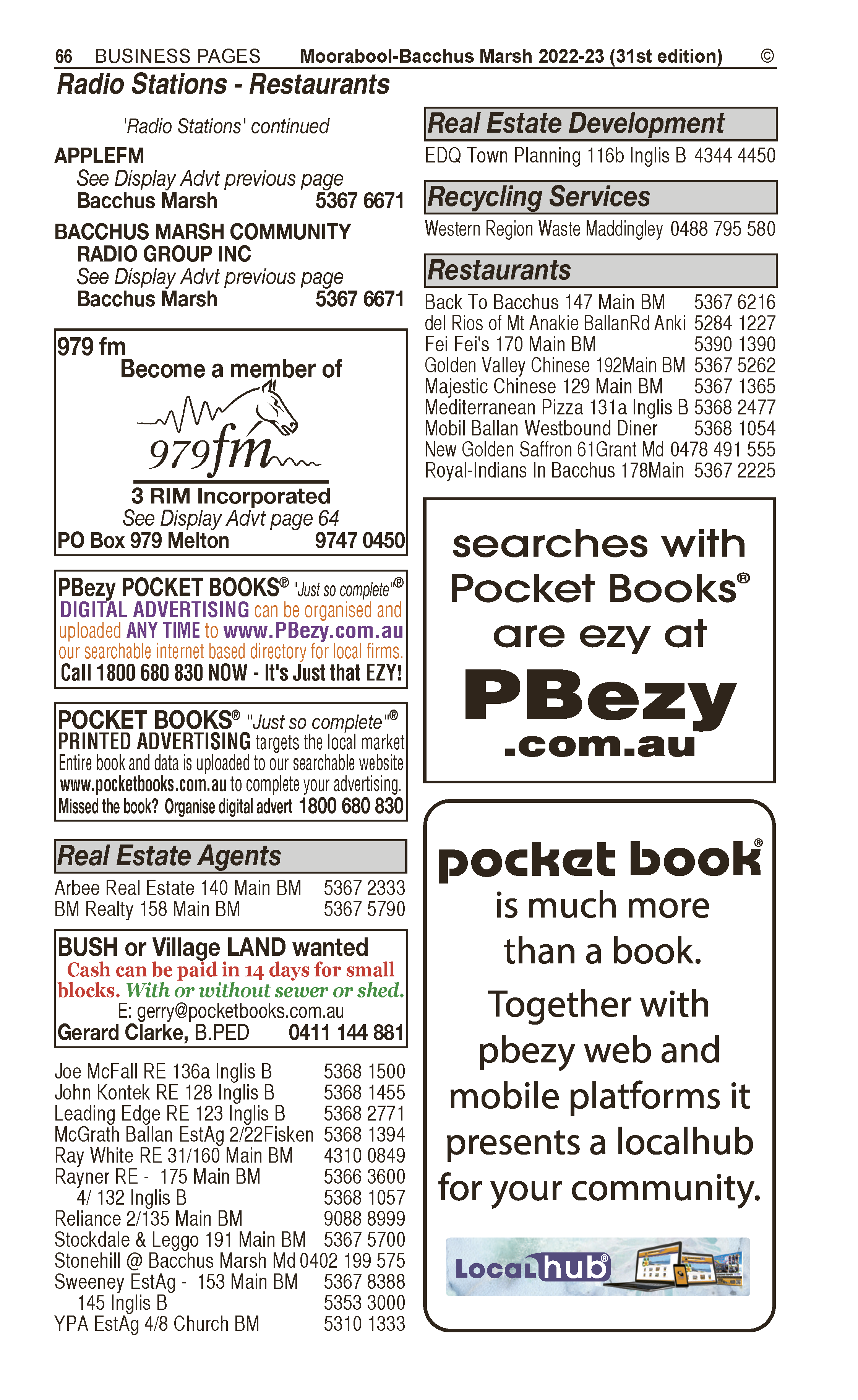 979fm 3RIM Incorporated | Radio Stations in Melton | PBezy Pocket Books local directories - page 66