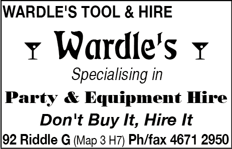 Wardle's Tool & Hire - Hire - General