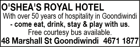 O'Shea's Royal Hotel - Motels