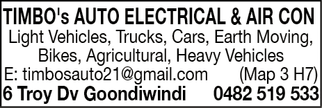 Timbo's Auto Electrical & Air Con - Motor - Electrical