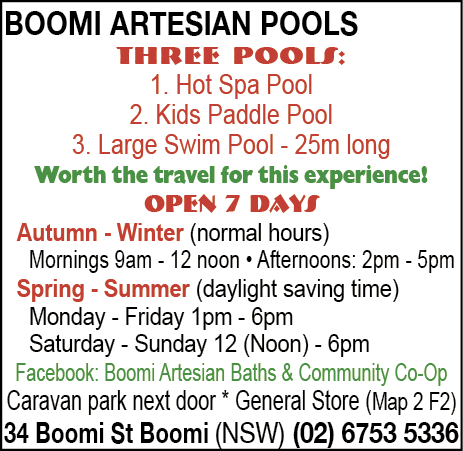 Boomi Artesian Pools - Swimming Pools