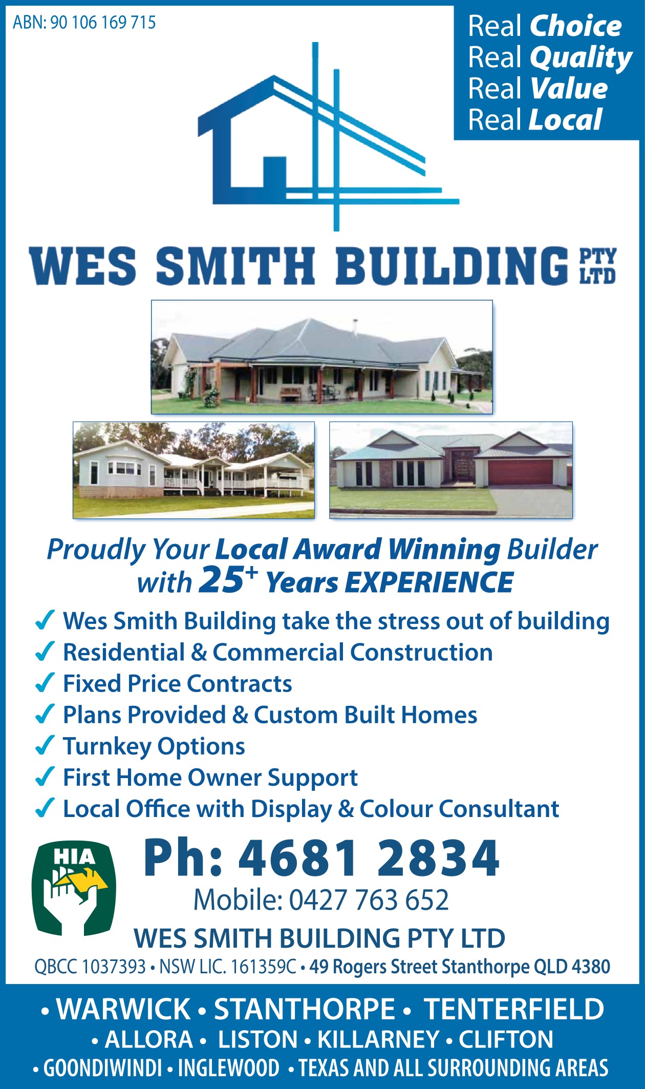 Wes Smith Building Pty Ltd - Builders & Building Consultants
