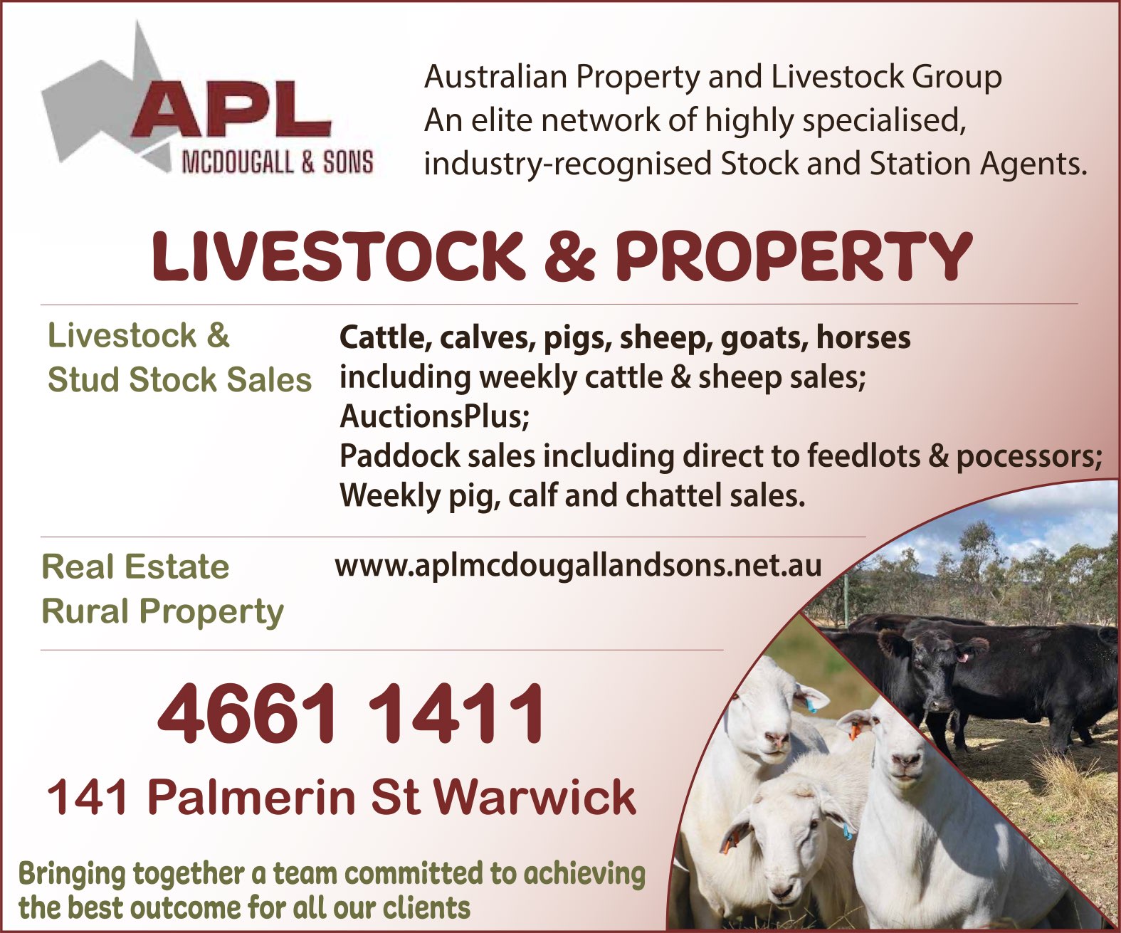 APL McDougall & Sons - Real Estate Agents