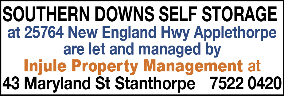 Southern Downs Self Storage - Storage