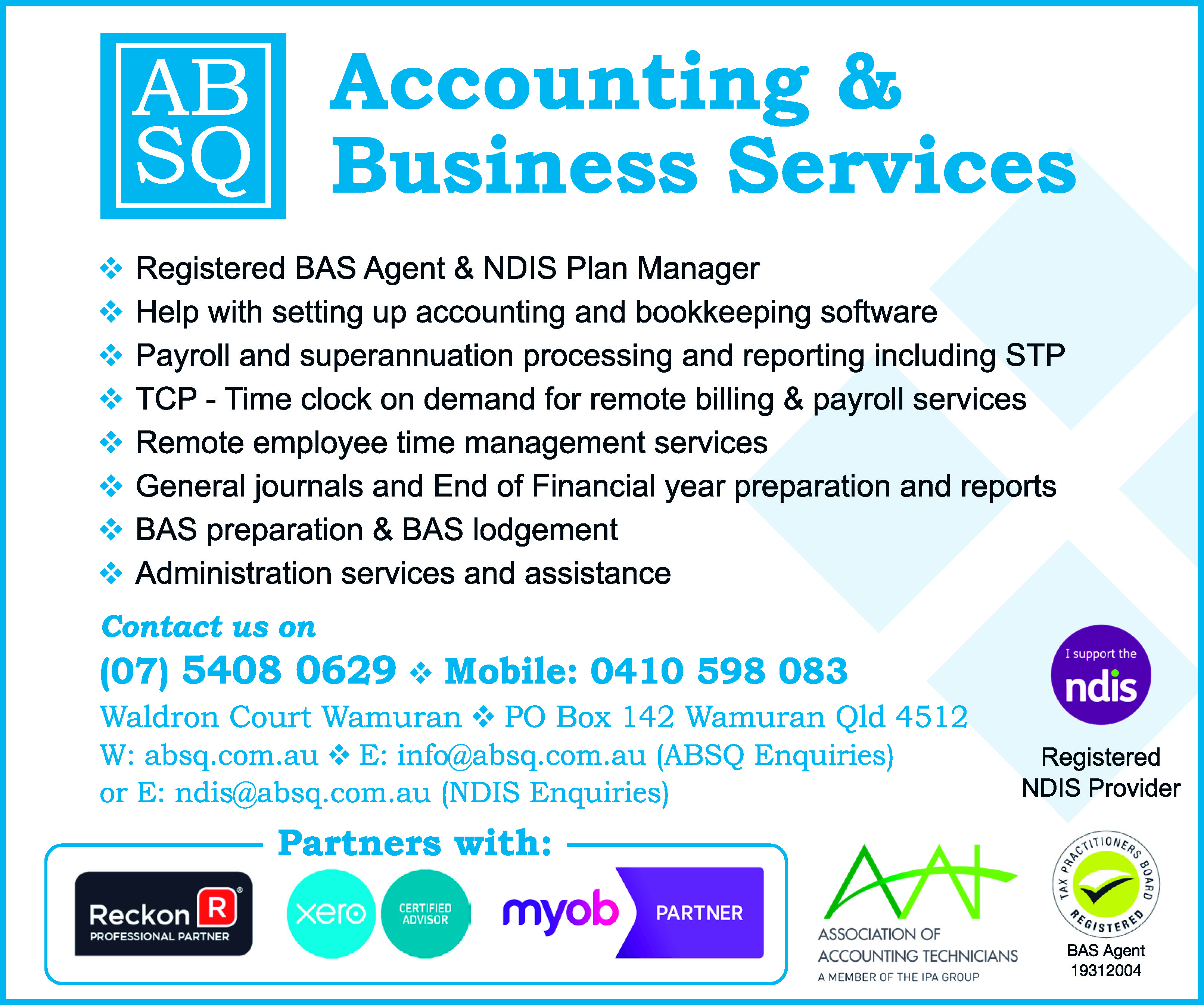 ABSQ Accounting and Business Services - advertisement