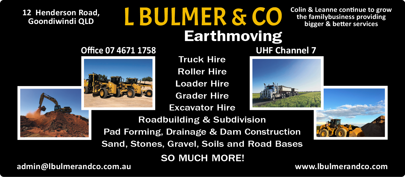 L Bulmer & Co Pty Ltd | Excavating & Earth Moving Services in Goondiwindi | PBezy Pocket Books local directories - image web-L-Bulmer-and-Co-Pty-Ltd-Excavating-WD2.png1