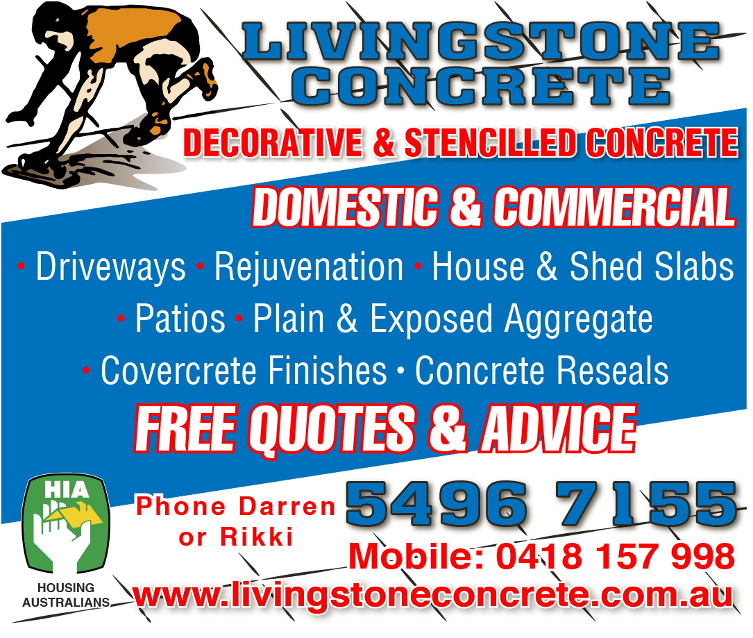 Livingstone Concrete - advertisement